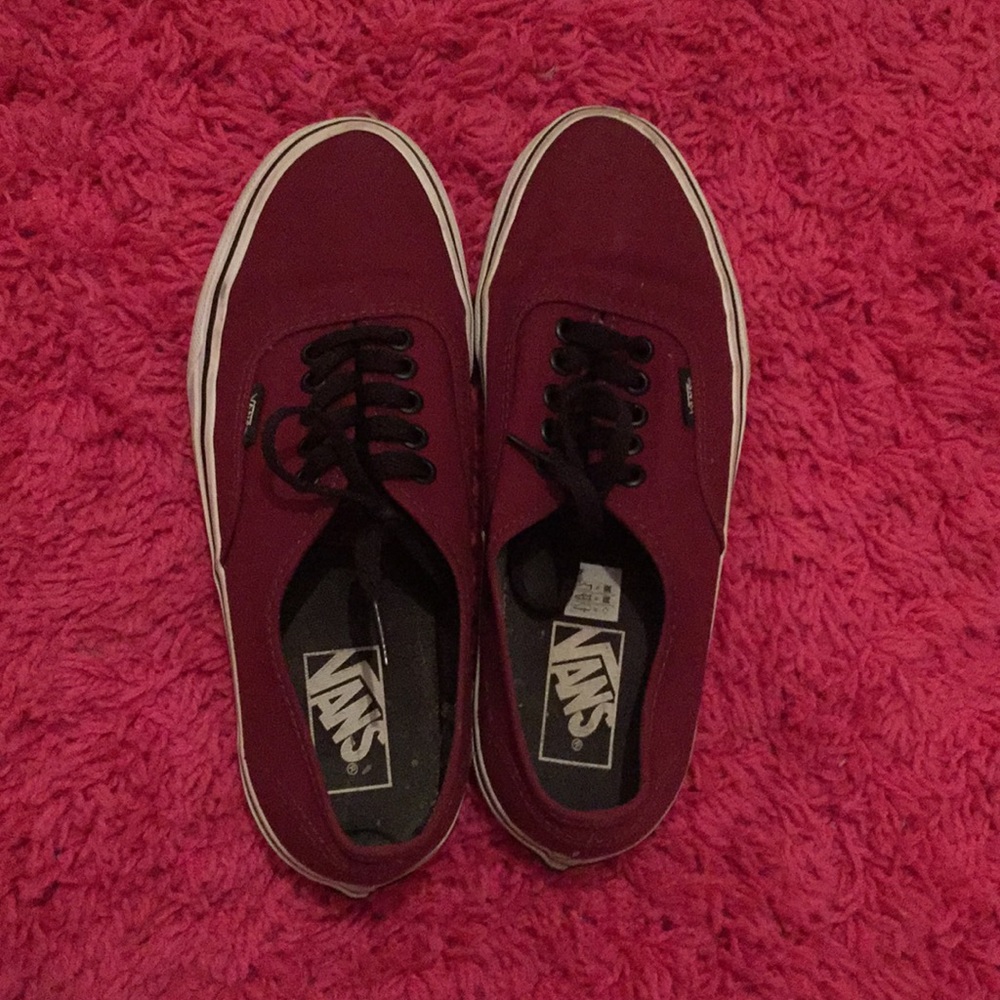 Burgundy Skater Vans